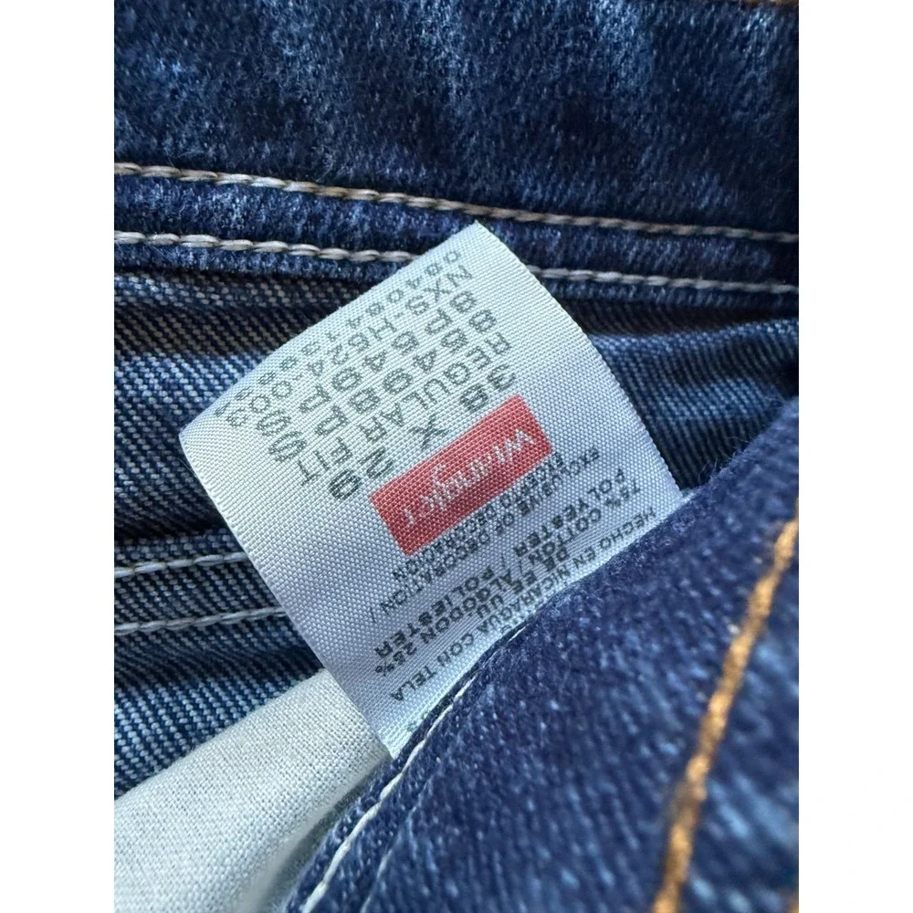 Wrangler Five Star Men's Jeans - Dark Stonewash, Size 38 X 29